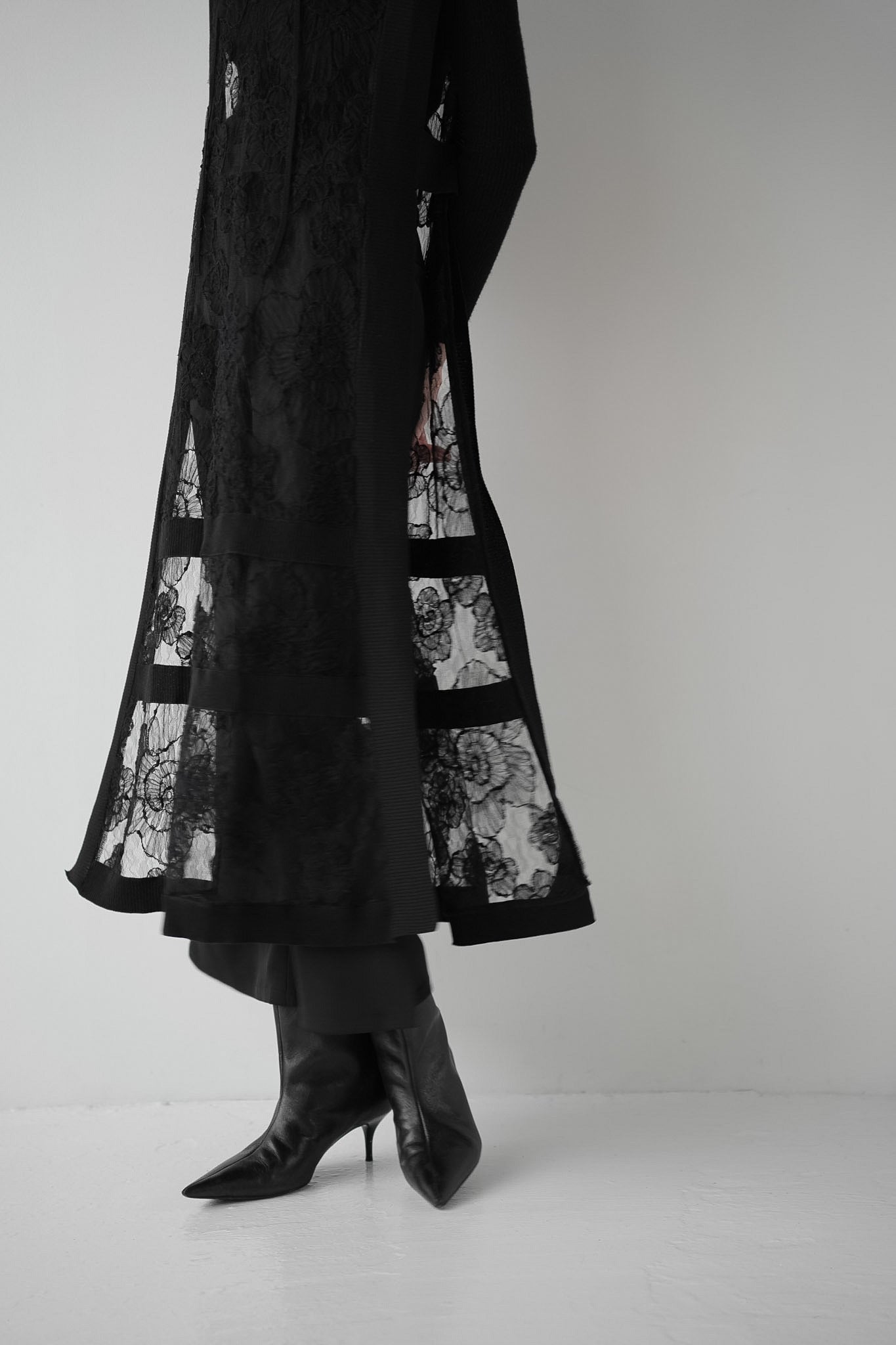 flower lace sheer vest