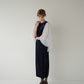 velour dot long dress