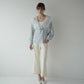 lace collar knit cardigan