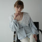 lace collar knit cardigan