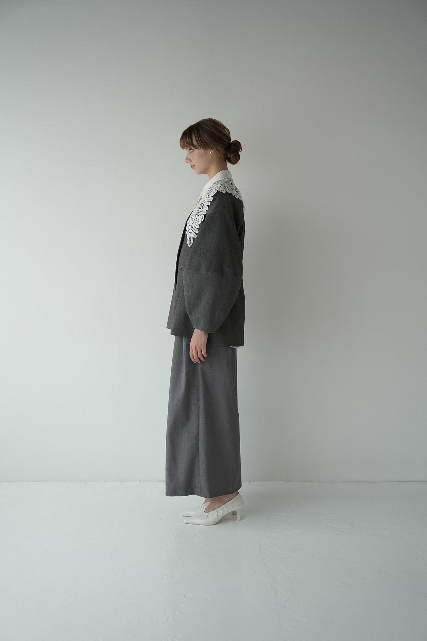 lace collar jacket