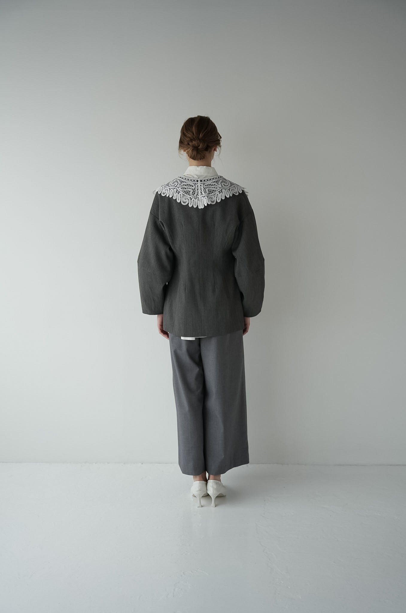 lace collar jacket