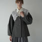 lace collar jacket