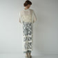 flower lace sheer vest