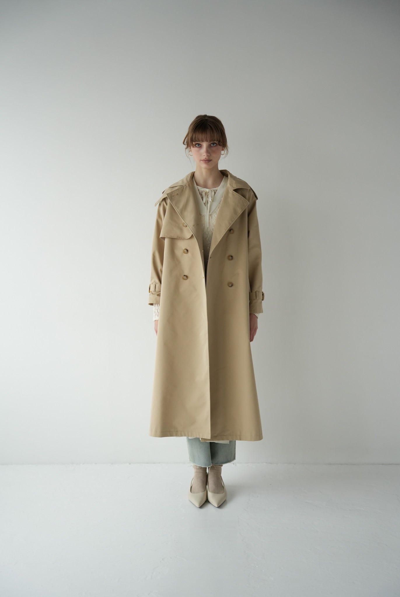 classic belted trench coat