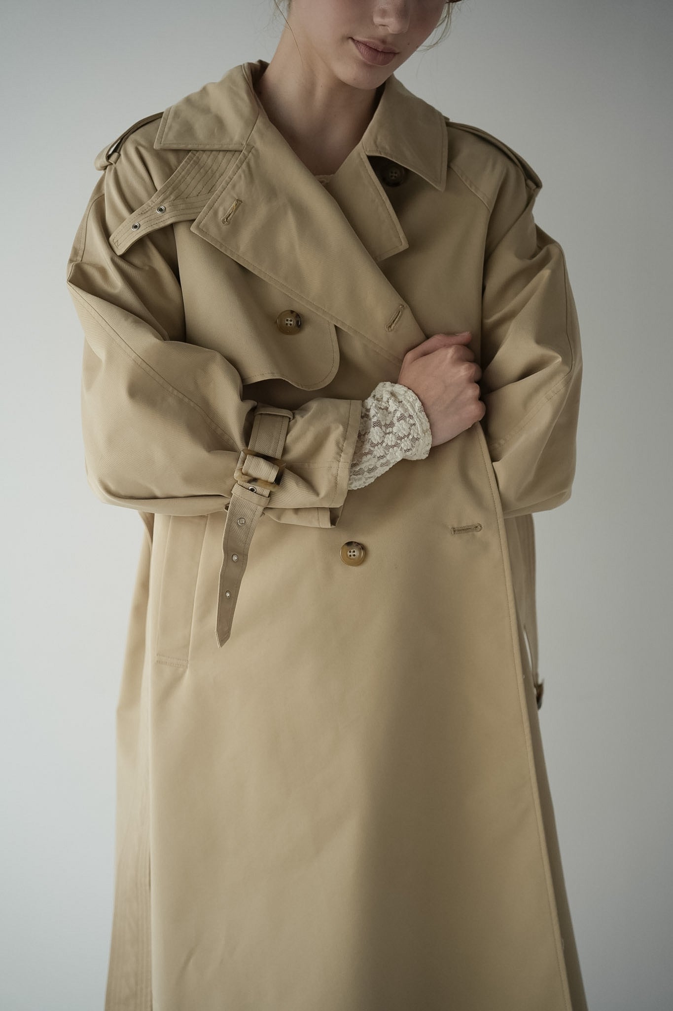 classic belted trench coat