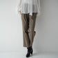 mannish tuck slacks