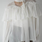 bowtie ruffle blouse