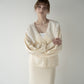 lace collar knit cardigan