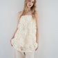 flower lace cami tops