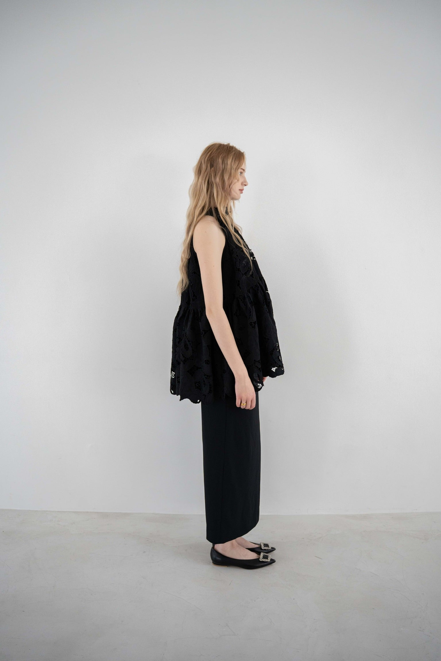 flower lace gather tops – Acka online store