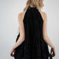 flower lace gather tops