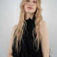 flower lace gather tops