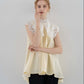 classic lace collar tops