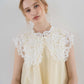 classic lace collar tops