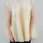 classic lace collar tops