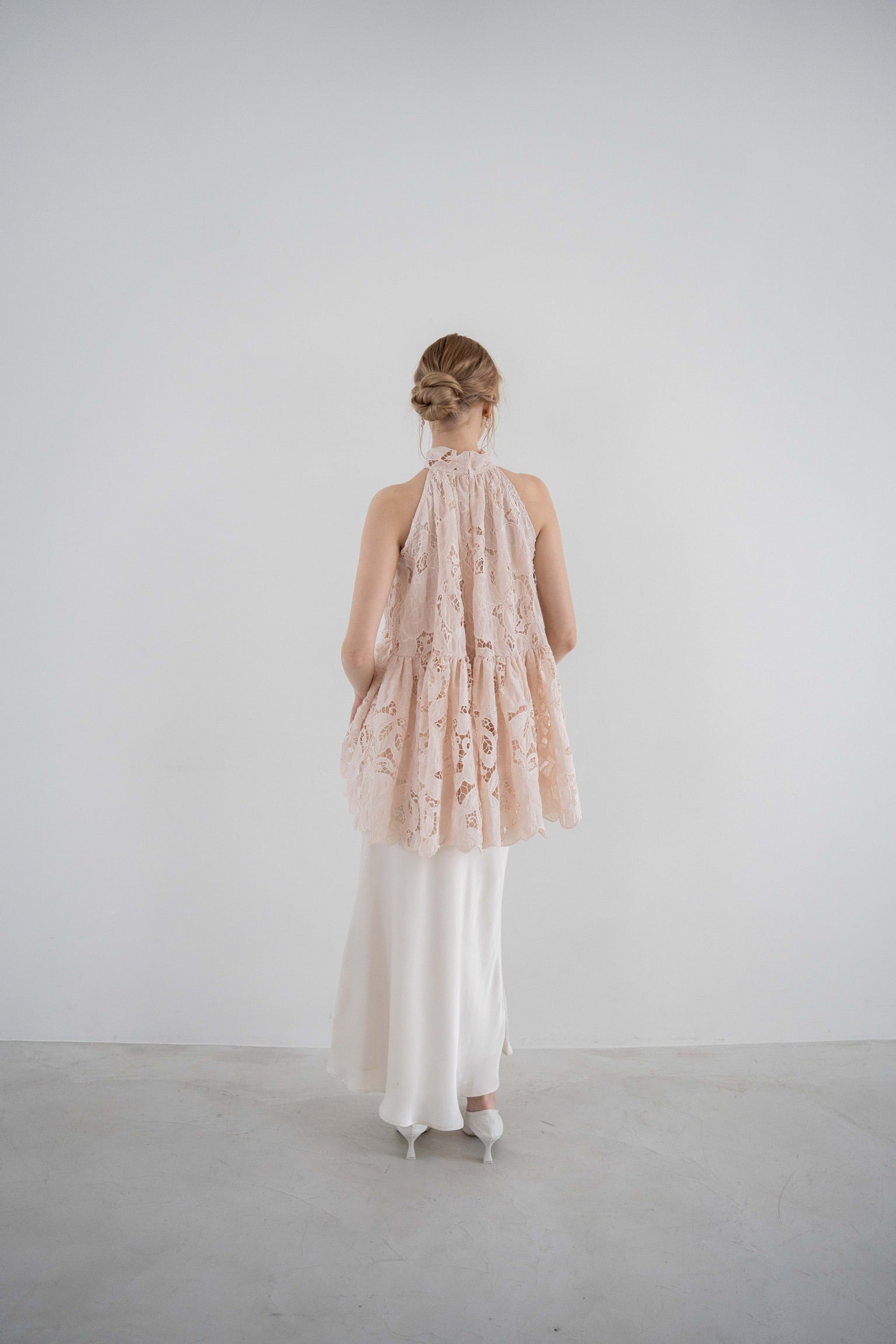 flower lace gather tops – Acka online store