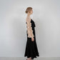 sheer tulle sleeve dress