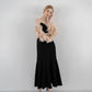 sheer tulle sleeve dress