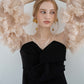 sheer tulle sleeve dress