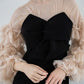 sheer tulle sleeve dress