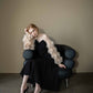 sheer tulle sleeve dress