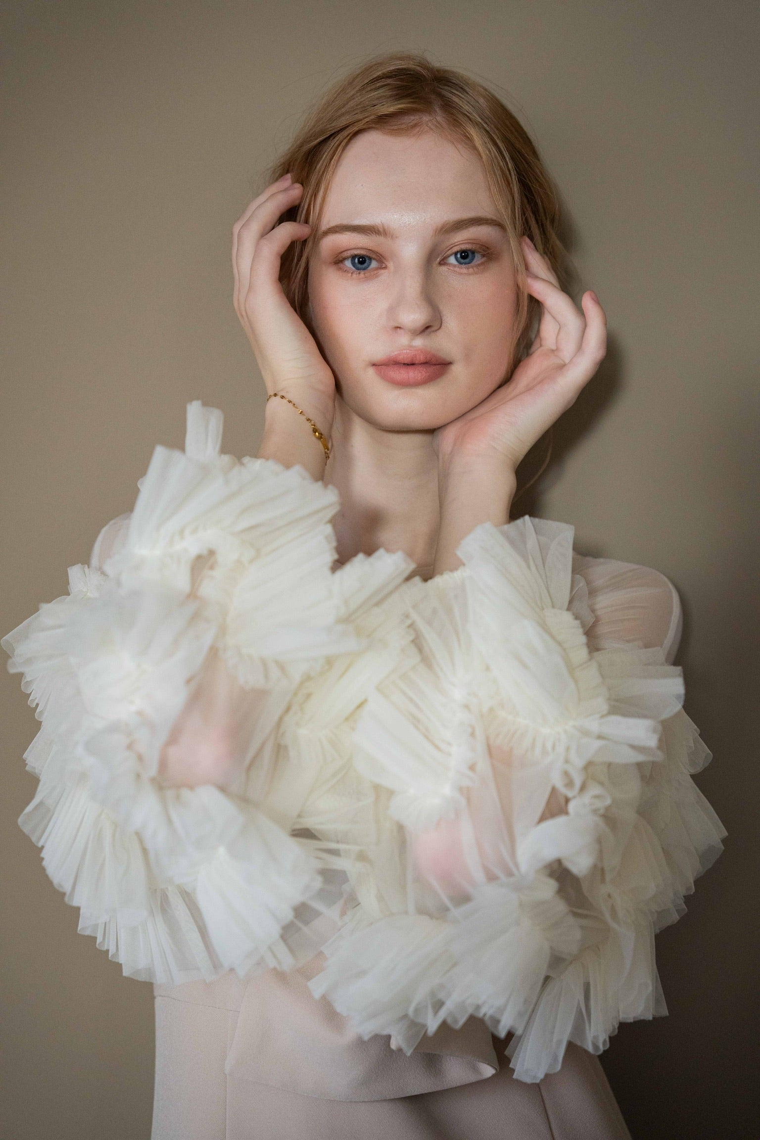 sheer tulle sleeve dress – Acka online store