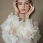 sheer tulle sleeve dress