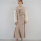 sheer tulle sleeve dress