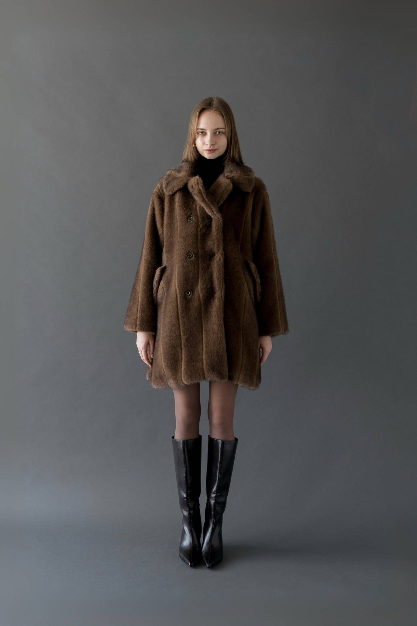 classical fur coat