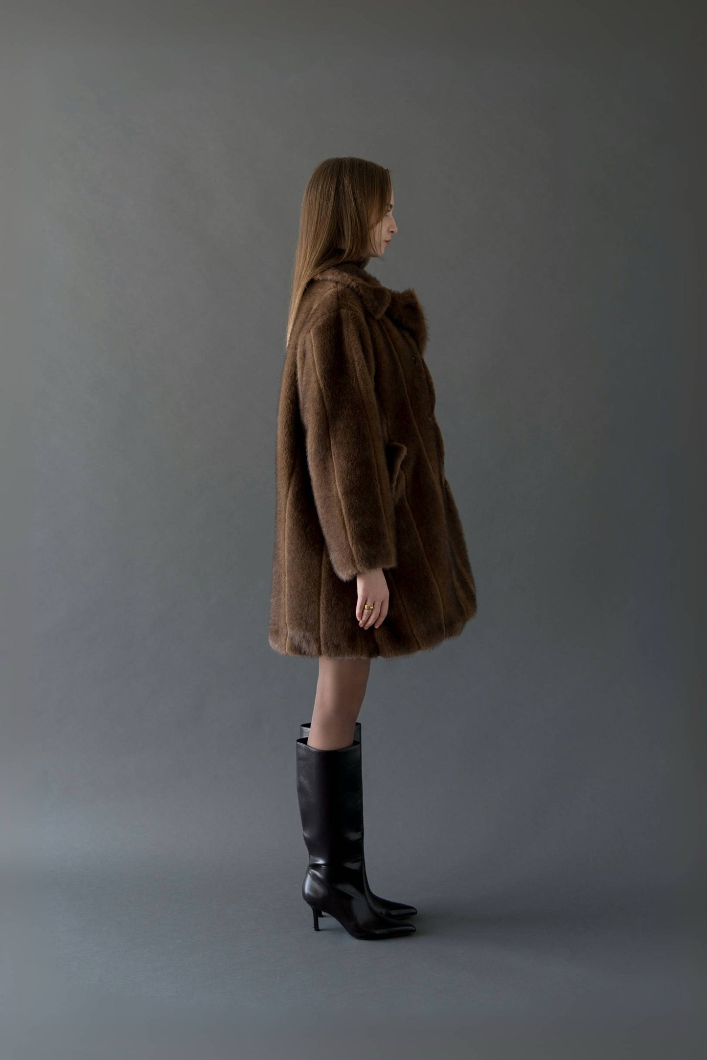 classical fur coat