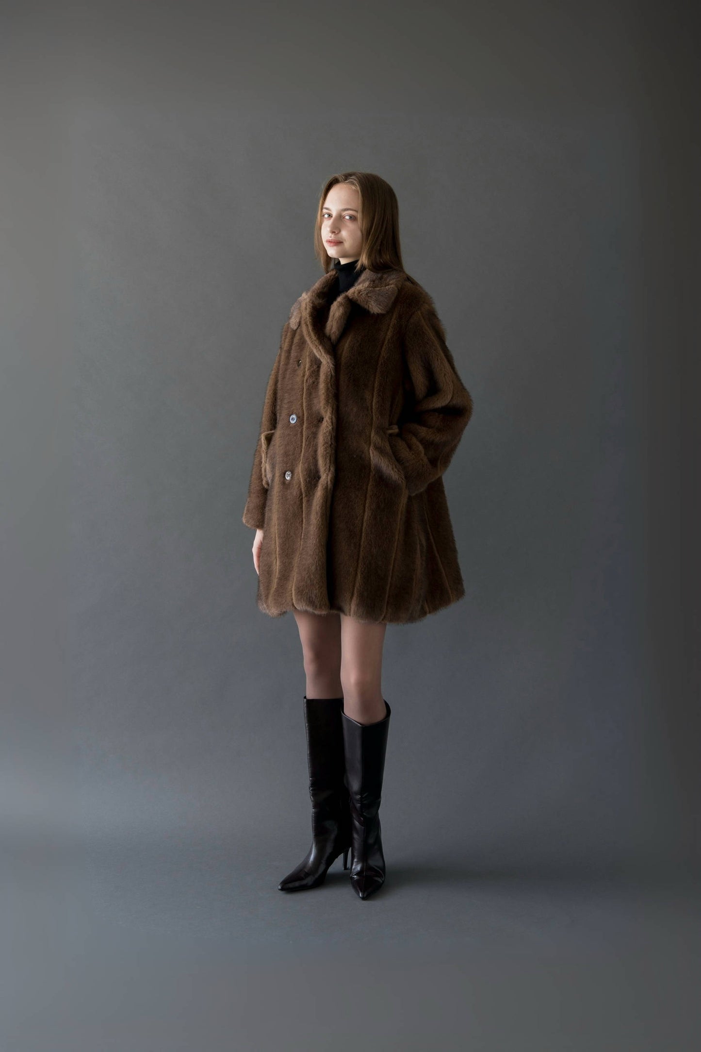 classical fur coat
