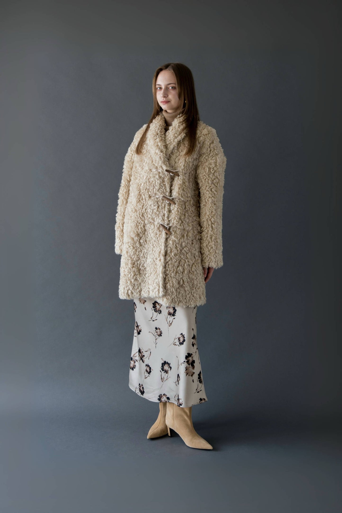 teddy loop coat